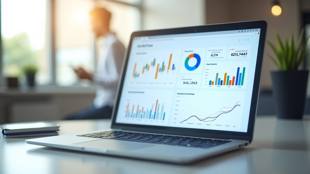 Dashboard analytique montrant les métriques fintech françaises 2026 avec graphiques de croissance et statistiques de marché