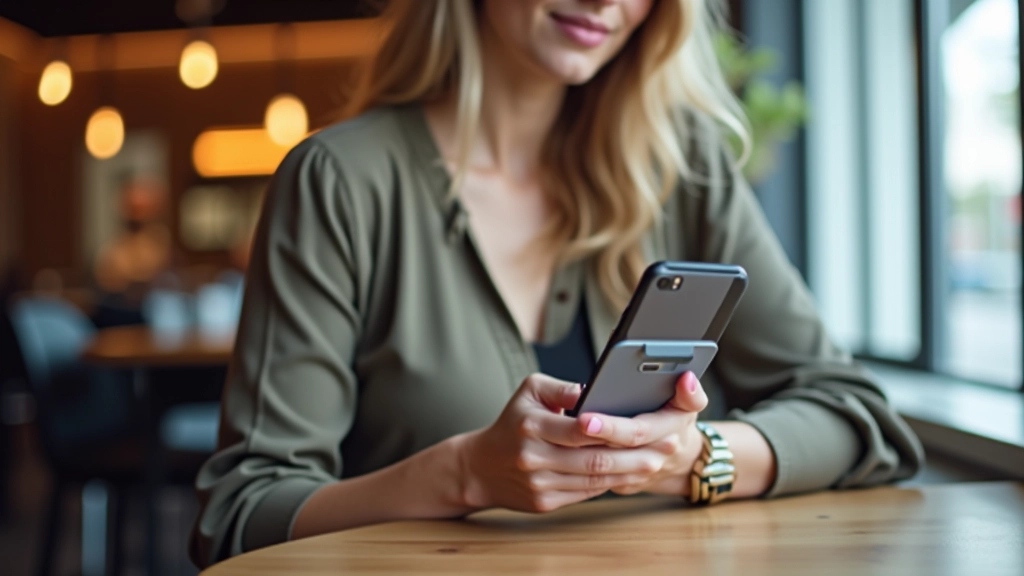 Interface utilisateur d'une application bancaire mobile montrant les fonctionnalités de gestion de compte